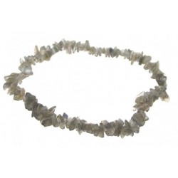 Labradorite Gemstone Chip Bracelet